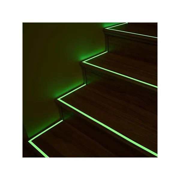 Fluoreszkáló, sötétben világító szalag 2 cm x 3 m, erős ragasztó