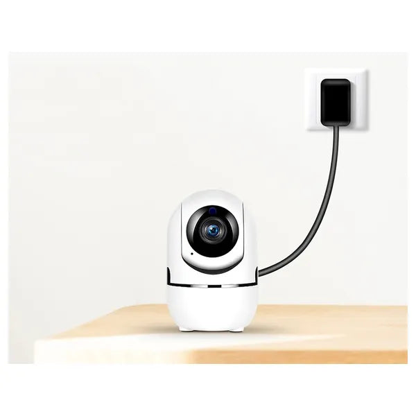 Forgatható WiFi IP babaőrző kamera HD, kétirányú hang, éjjellátó