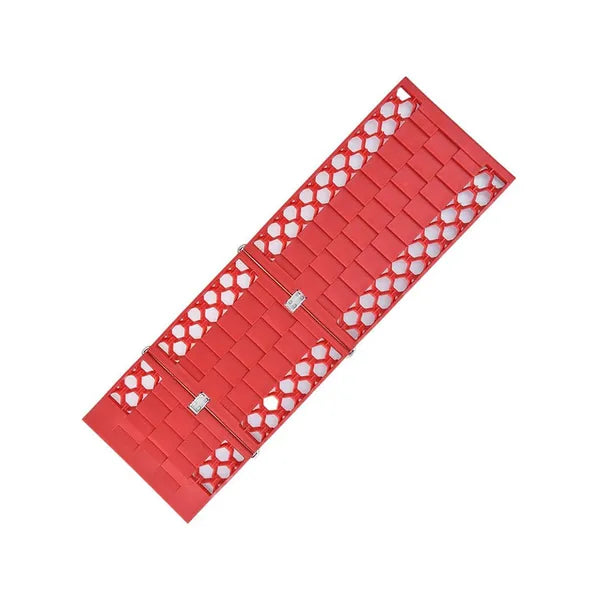Összecsukható csúszásgátló rámpa pár, 59×18 cm, 3,5 t teherbírás, piros