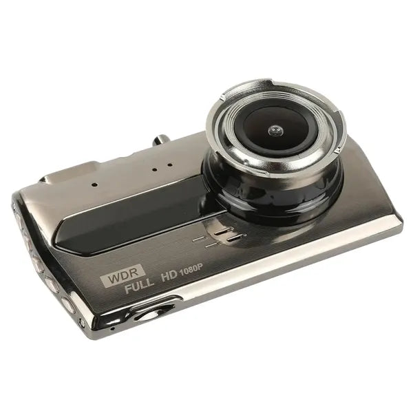Full HD autós menetrögzítő kamera 4" LCD-vel, 170° + tolatókamera
