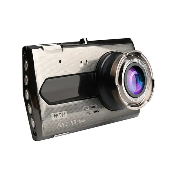 Full HD autós menetrögzítő kamera 4" LCD-vel, 170° + tolatókamera