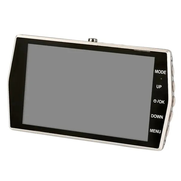Full HD autós menetrögzítő kamera 4" LCD-vel, 170° + tolatókamera