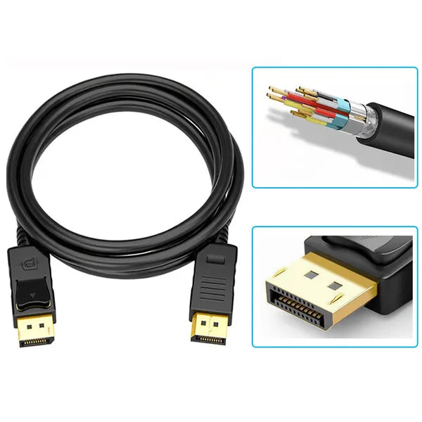 DP 1.4 Videó és Audio DisplayPort Kábel - 8K, 4K, 2K - 1.5m