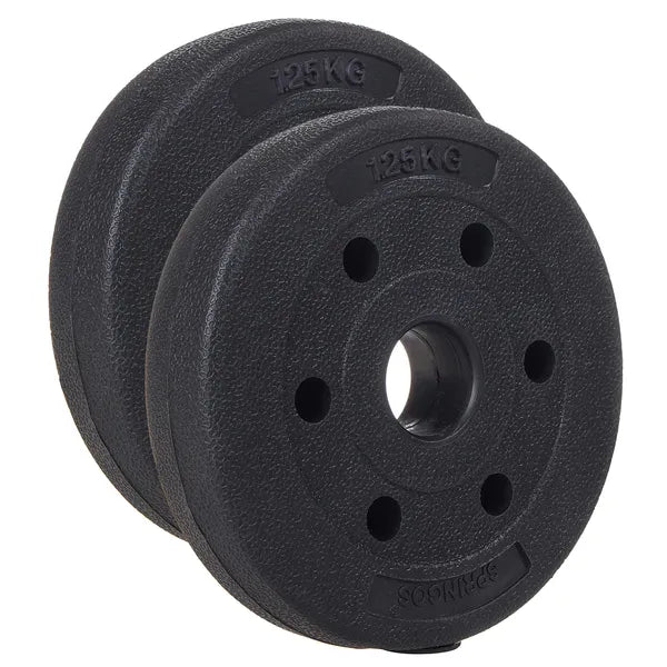 Springos fekete súlytárcsa 1,25 kg
