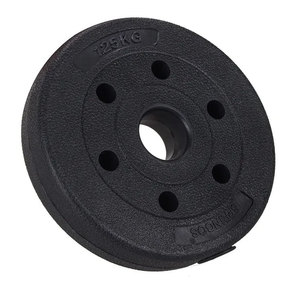 Springos fekete súlytárcsa 1,25 kg