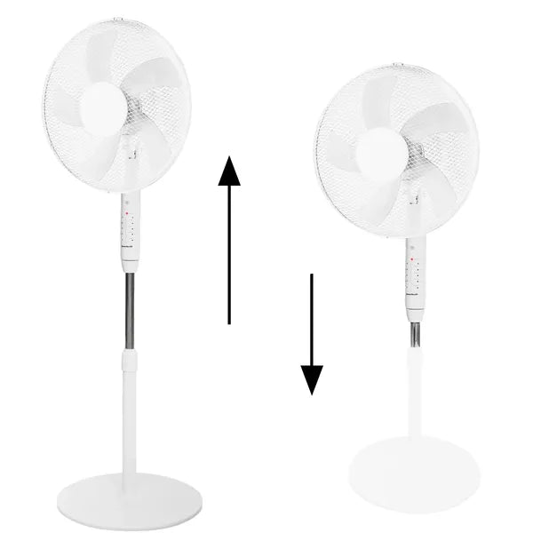 Álló ventilátor 45 W, 40 cm, 3 sebesség, 3 mód, időzítő 7,5 h, távirányító