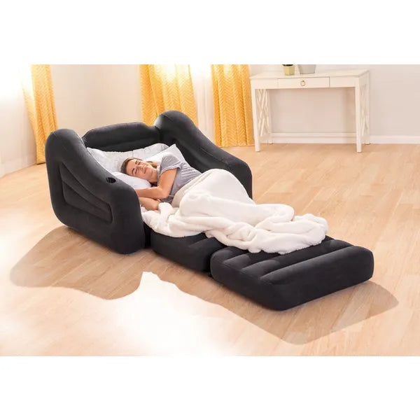 Intex 2 az 1-ben felfújható fotel és matrac, 221×107×66 cm, 100 kg teher