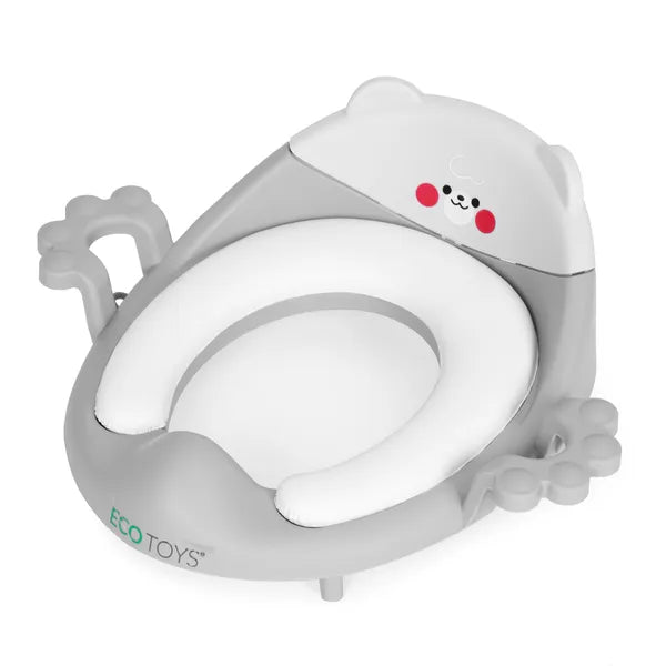 Ecotoys gyermek wc ülőke puhapárnával és fogantyúkkal