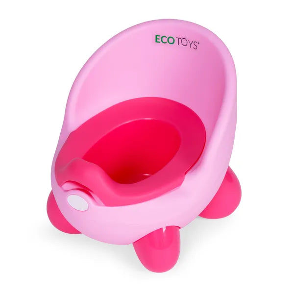 Ecotoys gyermek bili, csúszásmentes, rózsaszín, kivehető betét
