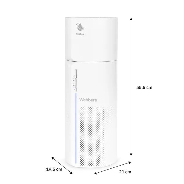 Webber AP8250 HEPA13 UV-C légtisztító, opcionális párásító