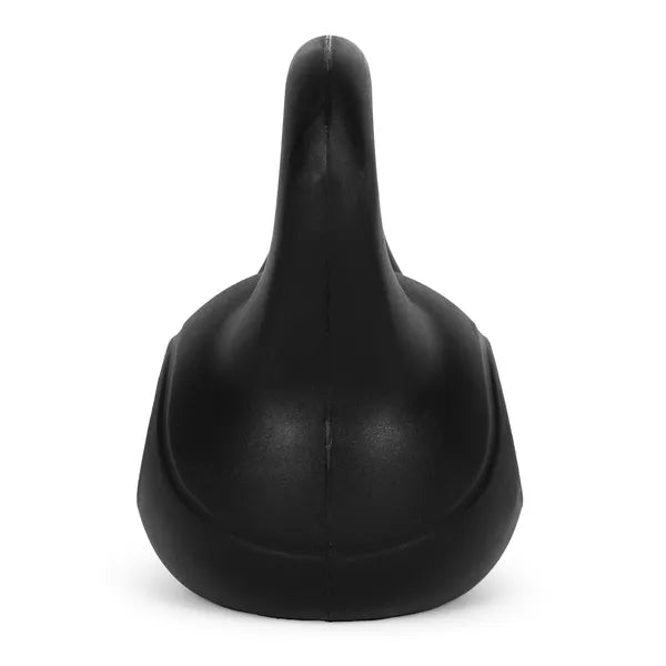 Kettlebell 4 kg műanyag burkolattal, cement maggal, lapos talppal