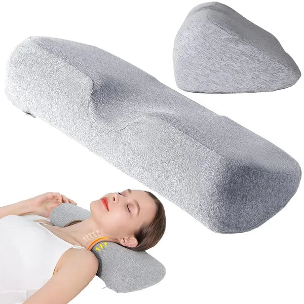 Ortopéd alvópárna, formázott hab, ergonomikus gerinctámasszal, 45×16×10 cm