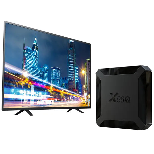 Android 10 Smart TV box médialejátszó, HDMI, WiFi, 8GB/1GB, távirányító