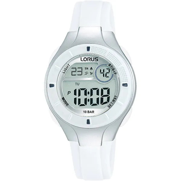 Lorus Sport gyerek karóra, uniszex, fehér, WR100, kvarc