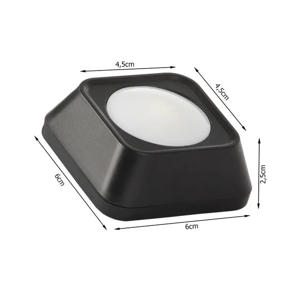 Vezeték nélküli rgb led éjjeli fény távirányítóval, 2 darabos