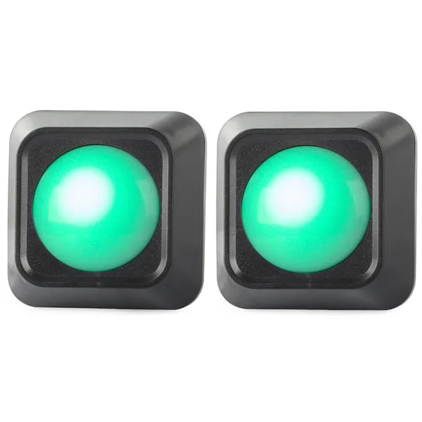 Vezeték nélküli rgb led éjjeli fény távirányítóval, 2 darabos