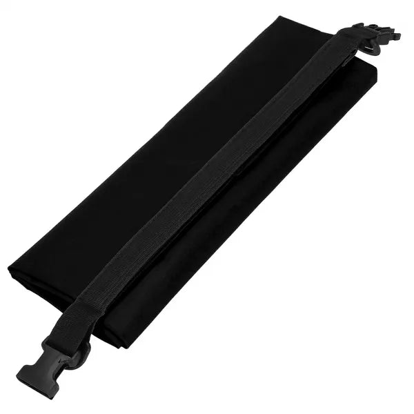 10 L fekete vízálló PVC száraz táska roll-top csattal