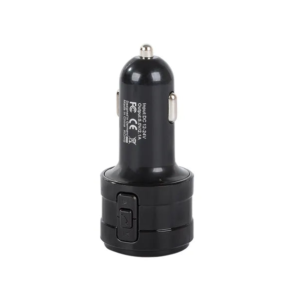 FM transmitter autós Bluetooth kihangosító, két USB töltőport, MP3 lejátszó
