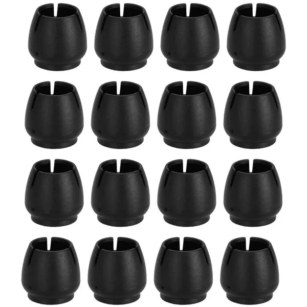 Kör alakú PVC bútorláb védők, filc aljjal, 17-21 mm, 16 db