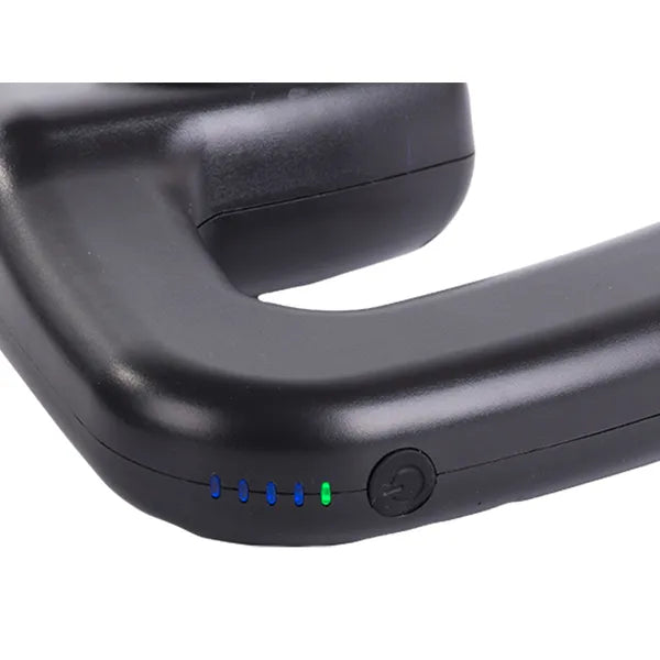Vezeték nélküli 6 fejű izom masszírozó pisztoly övvel, 4 fokozat, USB-C