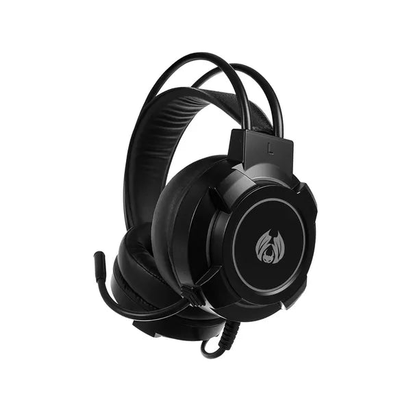 Vezetékes RGB gaming fejhallgató 5.1 surround mikrofonnal, 50 mm hangszórók