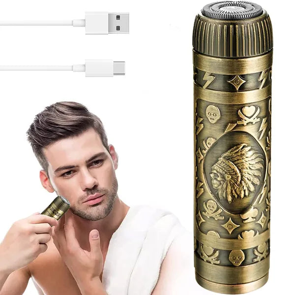 Mini férfi szakáll- és testszőrzet trimmer, USB-C tölthető, rozsdamentes penge