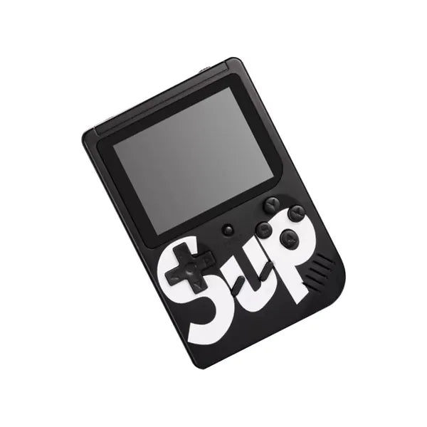 Retro mini kézi játékkonzol, 3" kijelző, 400 játék, TV-kimenet, 2 játékos