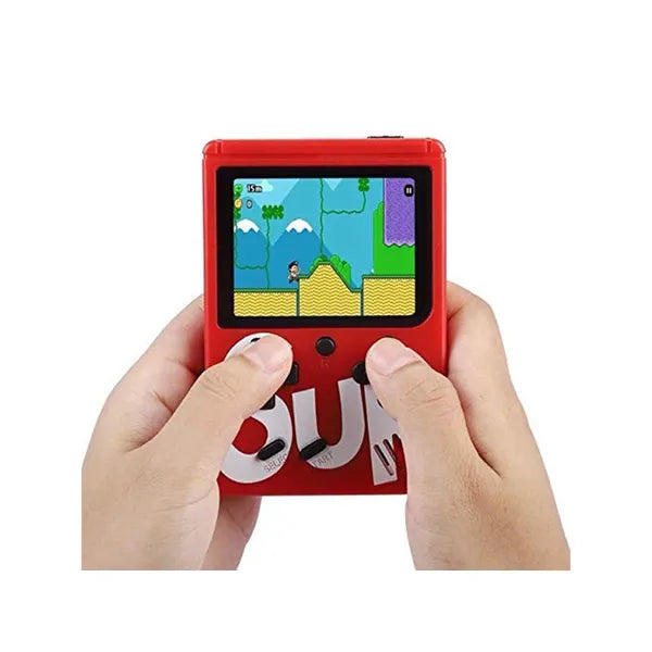 Retro mini hordozható játékkonzol, 400 játék, 3" színes kijelző, TV-kimenet
