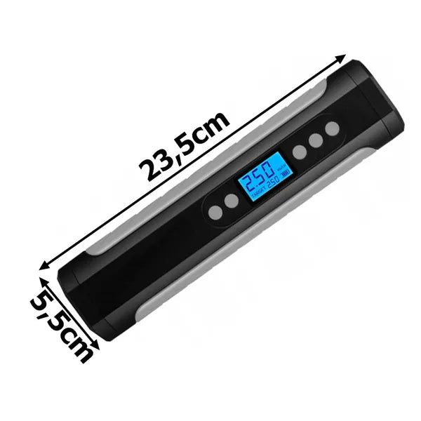 Akkumulátor szivattyú kerékpár autó elektromos kompresszor 10 bar lcd
