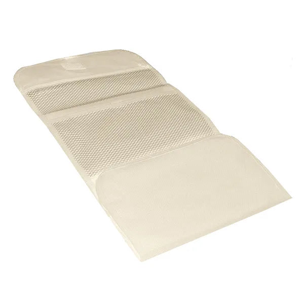 Összecsukható akasztós pipere táska, beige, 64×26 cm