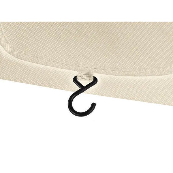 Összecsukható akasztós pipere táska, beige, 64×26 cm