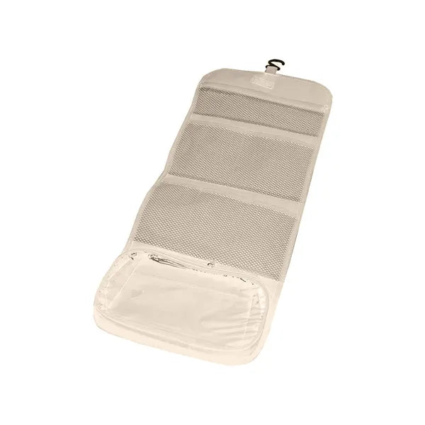 Összecsukható akasztós pipere táska, beige, 64×26 cm