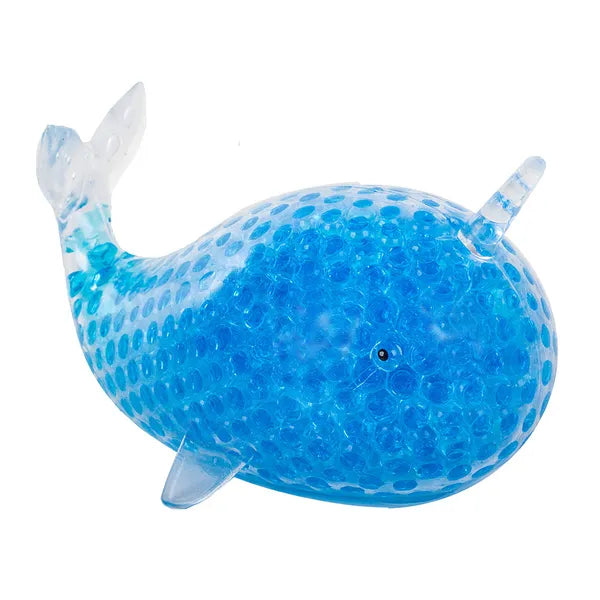 Antistressz gél squishy delfin stresszlabda, kék, 13 cm