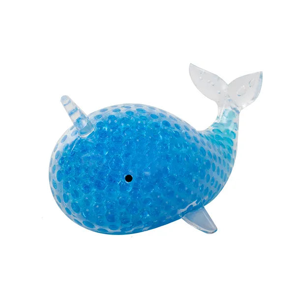 Antistressz gél squishy delfin stresszlabda, kék, 13 cm