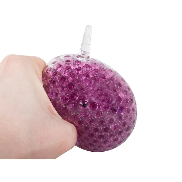 Antistressz gélgolyós delfin squishy labda, lila, 13 cm