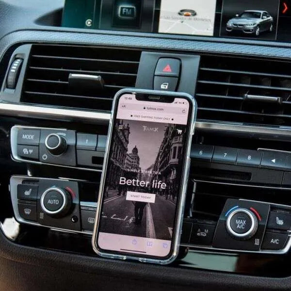 Mágnestartó pro - elegáns és biztonságos telefontartó autóba!