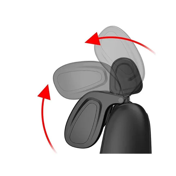 Univerzális autós fejtámla, állítható, ergonomikus, puha fekete párna