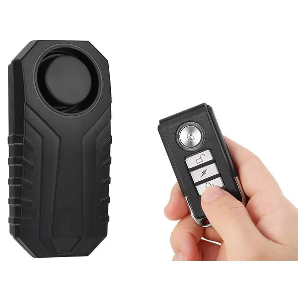 Kerékpár- és motorriasztó 113 dB hanggal, mozgásérzékelő, távirányító