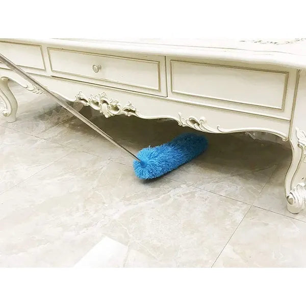 Teleszkópos mikroszálas portörlő kefe, 35–83 cm, kék