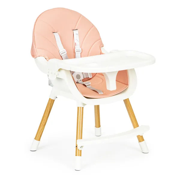Ecotoys 2 az 1-ben állítható etetőszék, 6–36 hó, 5 pontos öv, 20 kg