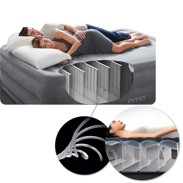 Intex 2 az 1-ben felfújható fotel és matrac, 221×107×66 cm, 100 kg teher