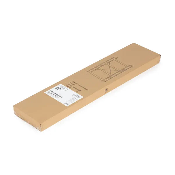 Loft stílusú 4 polcos könyvespolc, MDF/fém, 113 cm, fekete