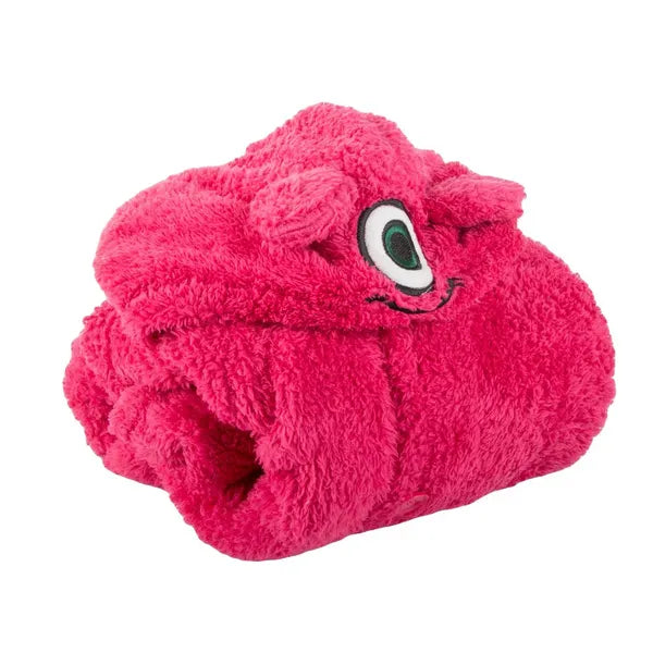 2in1 oversize XL kapucnis takaró pulóver, sötét rózsaszín pamut