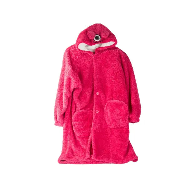 2in1 oversize XL kapucnis takaró pulóver, sötét rózsaszín pamut