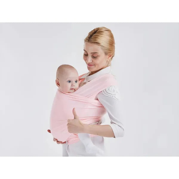 Lélegző anyagú, csomózható babahordozó kendő M/L méretben