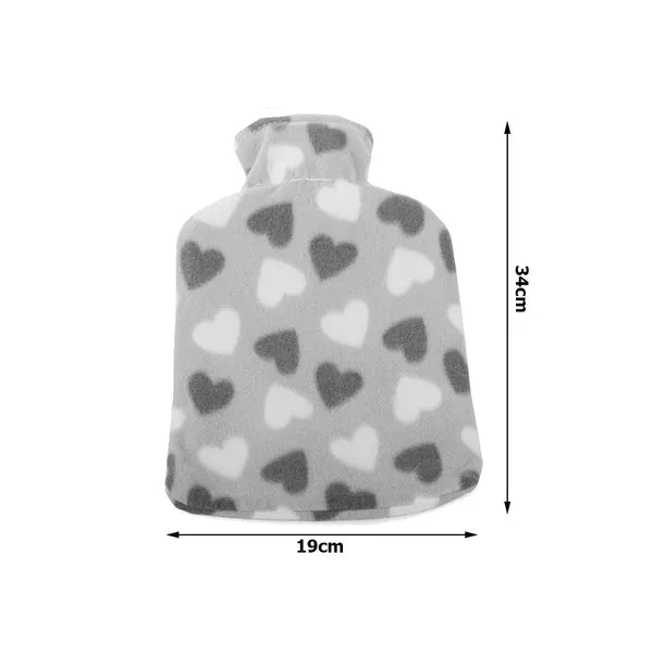 Gumimelegítő palack puha, mosható huzattal, 1,7 l – 34×19 cm