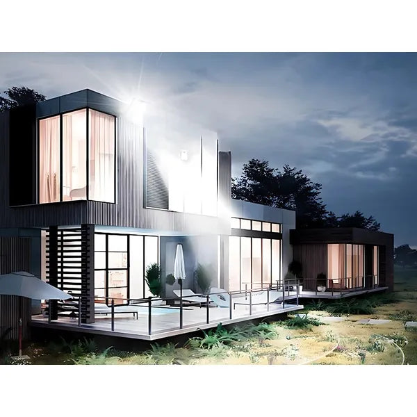 Kültéri led reflektor 10w 6000k alkonykapcsoló ip66