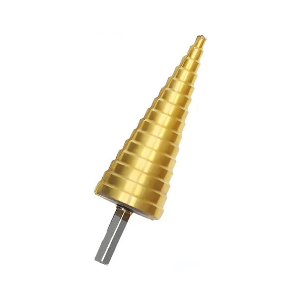 Titánbevonatú lépcsős fúrószár készlet 4-32 mm, 3 db, tokkal