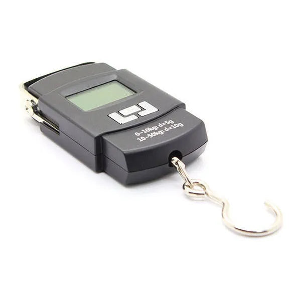 Akasztós elektronikus utazómérleg 50kg lcd