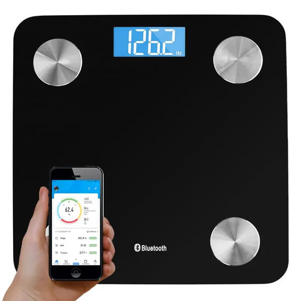 Okos fürdőszoba mérleg bluetooth alkalmazással